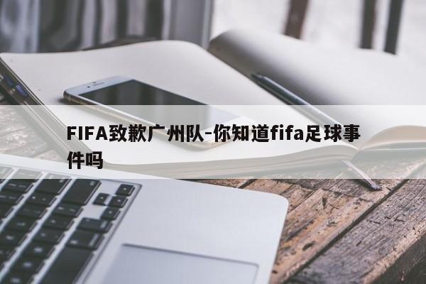 FIFA致歉广州队-你知道fifa足球事件吗